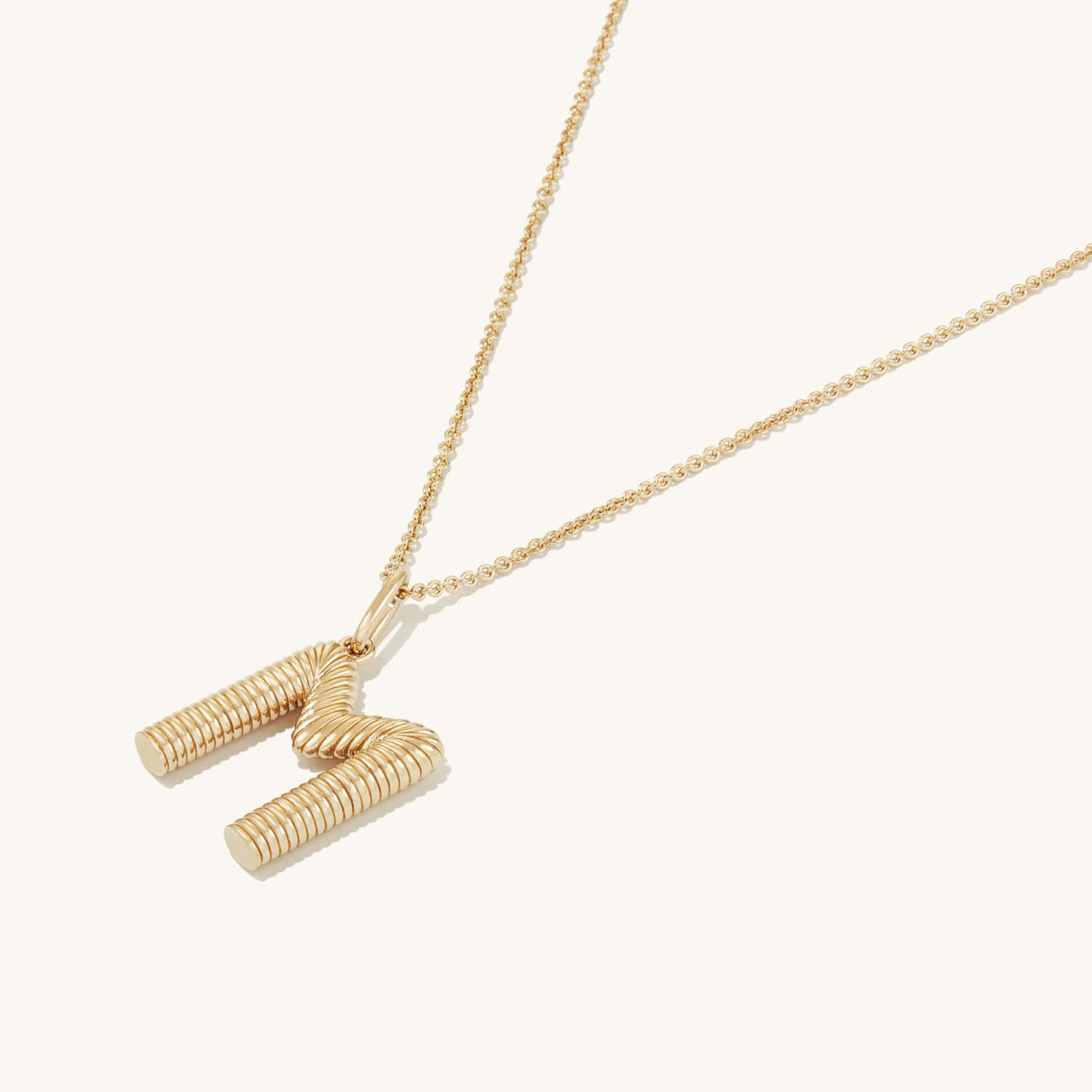 Engraved Letter Pendant Engraved Letter Pendant-4