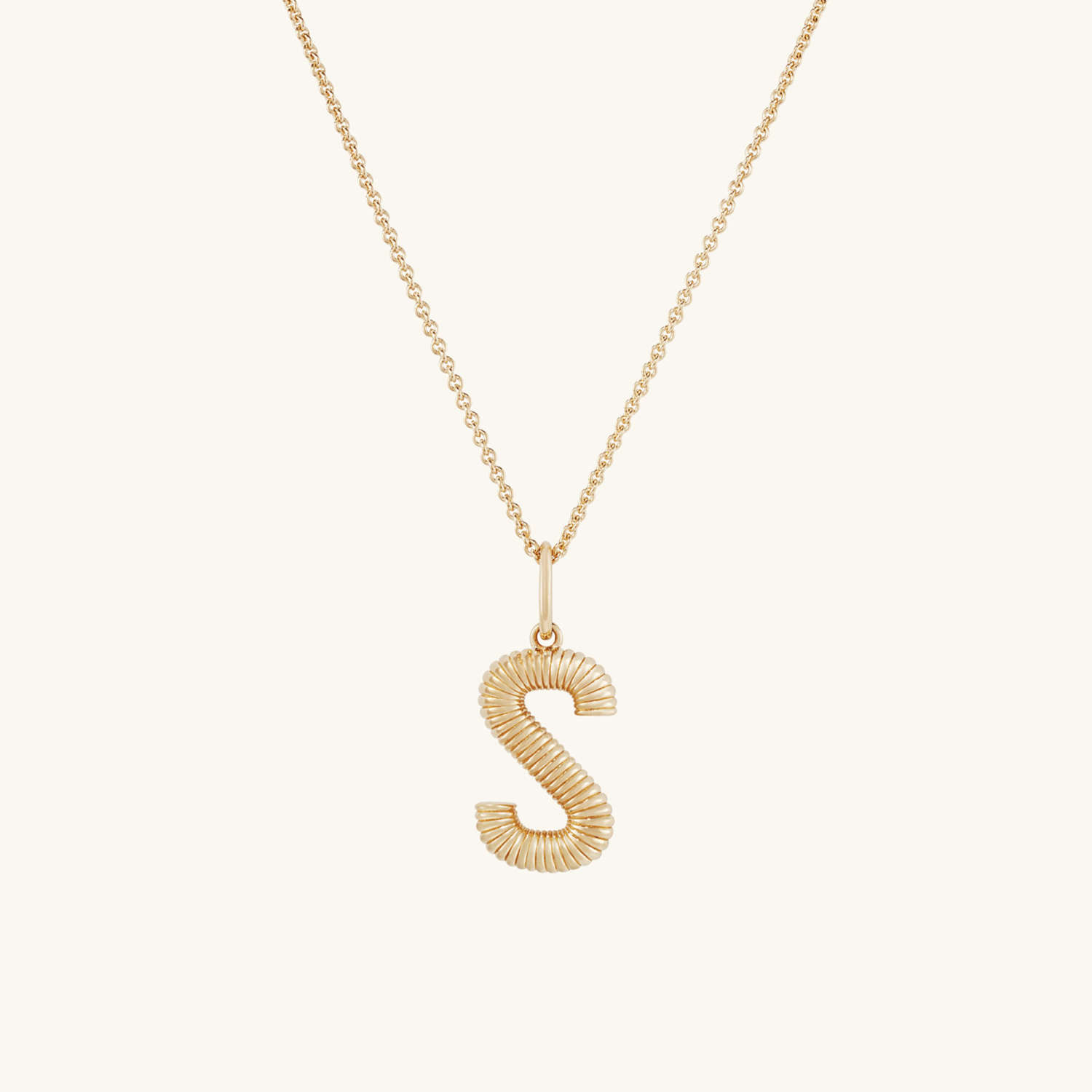 Engraved Letter Pendant Engraved Letter Pendant