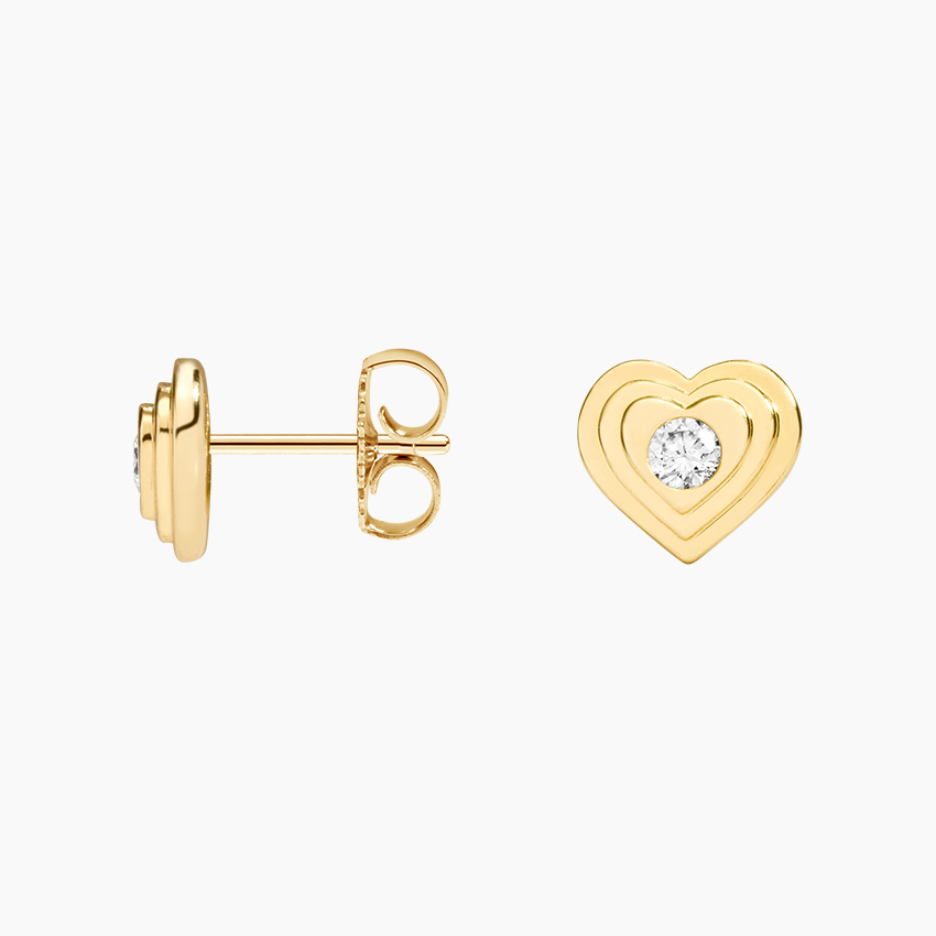 Heart Stud Heart Stud side