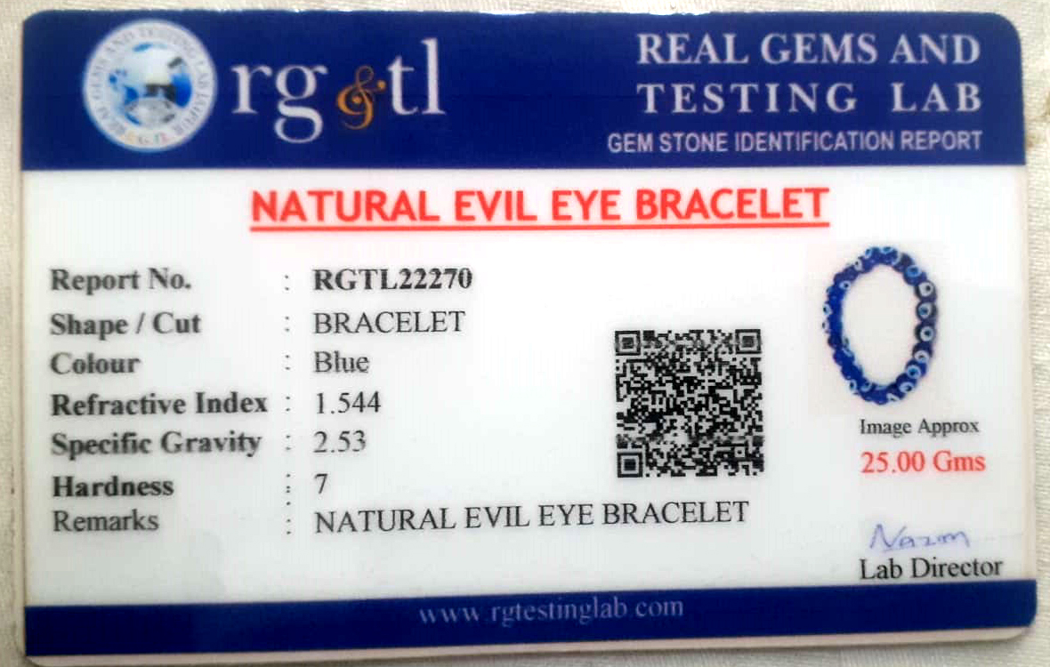 Evil Eye Bracelet 8mm Blue Dainty Jewelry Evil Eye Bracelet 8mm Blue Dainty Jewelry - Image 6